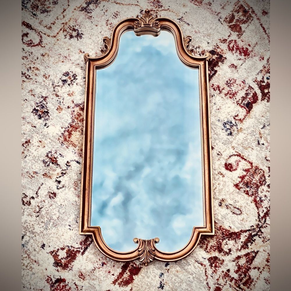 ♥️ Wall Mirror Vintage/
Hollywood Regency Italian 
frame rococo, baroque